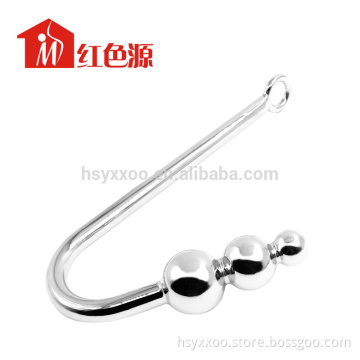 New Style cock anal hook Butt Plug with 3 balls adult sex toys